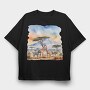 Mount Kilimanjaro, Tricou Oversize Barbati (Unisex)
