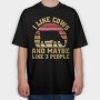 I Like Cows, Tricou Oversize Barbati (Unisex)
