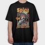 Im Extra Spicy, Tricou Oversize Barbati (Unisex)