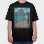 Fly Fisherman, Tricou Oversize Barbati (Unisex)
