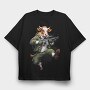 cow character, Tricou Oversize Barbati (Unisex)