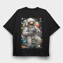 Gamer Astronaut, Tricou Oversize Barbati (Unisex)