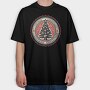 Vintage Christmas, Tricou Oversize Barbati (Unisex)
