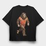 Big Foot Runner, Tricou Oversize Barbati (Unisex)