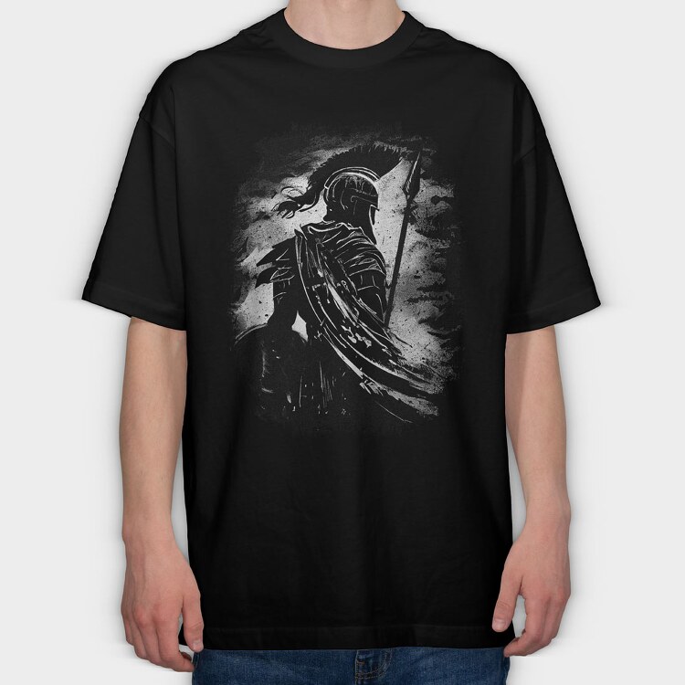 Achilles Roman Warrior, Tricou Oversize Barbati (Unisex)