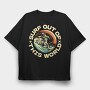 Surf Out of This World, Tricou Oversize Barbati (Unisex)