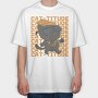 Cat Titude, Tricou Oversize Barbati (Unisex)