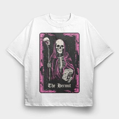 Tarot Card Hermit, Tricou Oversize Barbati (Unisex)