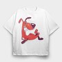 Drunk Dog, Tricou Oversize Barbati (Unisex)