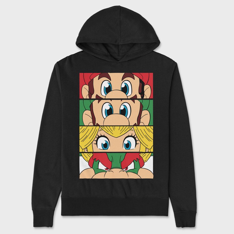 Super Mario 3, Hanorac Oversize Barbati (Unisex)