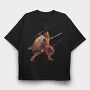 Elf Knight, Tricou Oversize Barbati (Unisex)