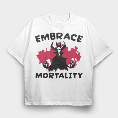 Embrace Mortality, Tricou Oversize Barbati (Unisex)