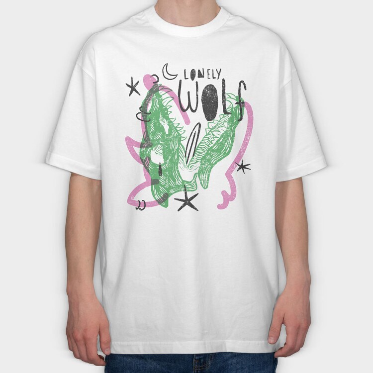 Animal Skulls 7, Tricou Oversize Barbati (Unisex)