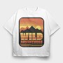 Retro Sunset Wild Adventures, Tricou Oversize Barbati (Unisex)