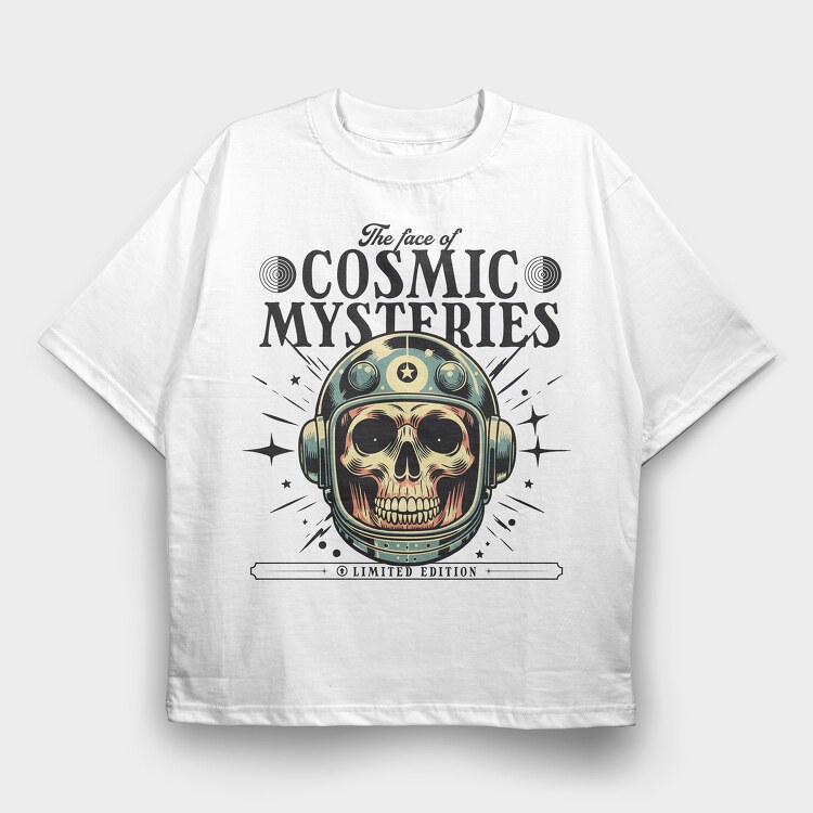 The Face of Cosmic Mysteries, Tricou Oversize Barbati (Unisex)