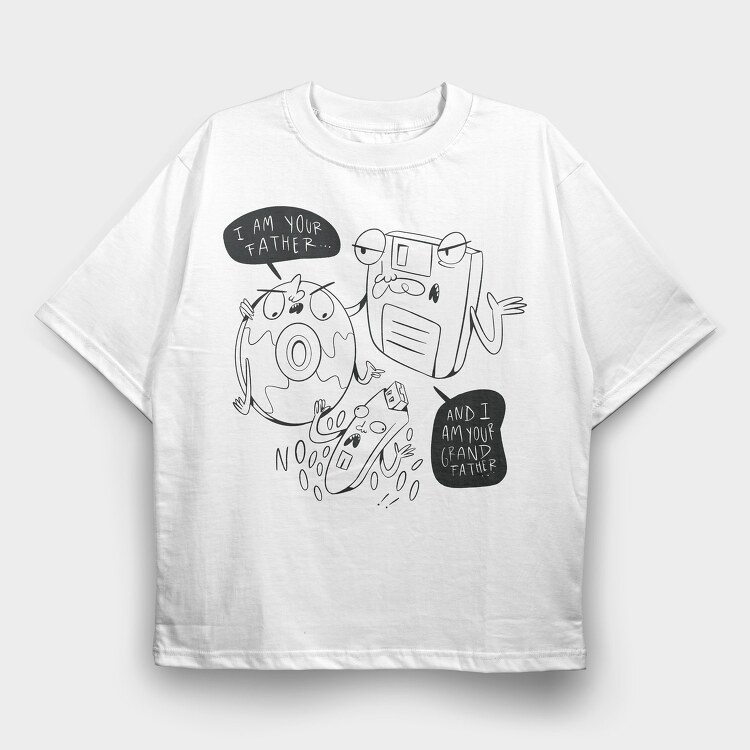 Cd Father, Tricou Oversize Barbati (Unisex)