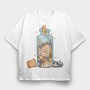 Antidepressants Cats, Tricou Oversize Barbati (Unisex)