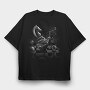 Chess Dramatic Monochrome, Tricou Oversize Barbati (Unisex)