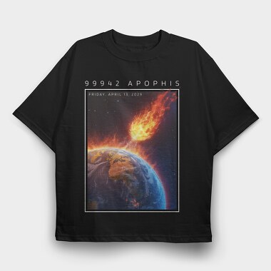Apophis Comet, Tricou Oversize Barbati (Unisex)