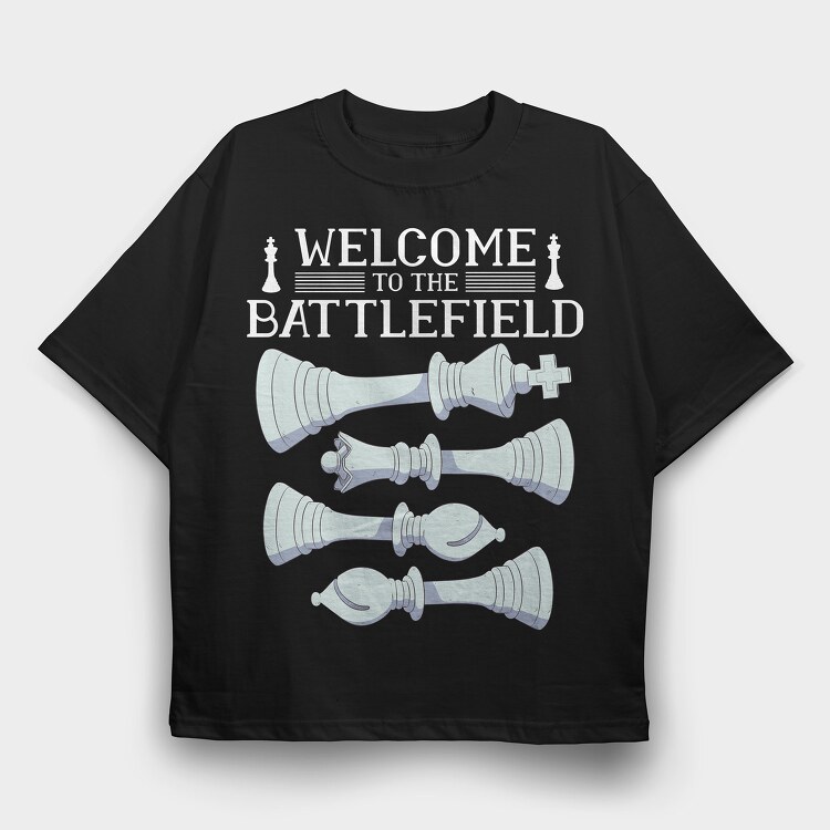 Chess, Tricou Oversize Barbati (Unisex)