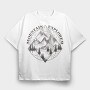 Mountain Explorer Lines, Tricou Oversize Barbati (Unisex)