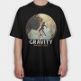 Rock Climbing Gravity, Tricou Oversize Barbati (Unisex)