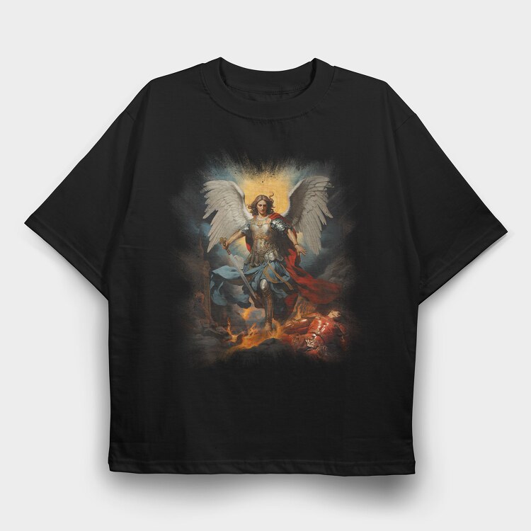 Archangel Killing Devil, Tricou Oversize Barbati (Unisex)