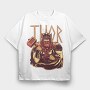 Thor God Mythology, Tricou Oversize Barbati (Unisex)