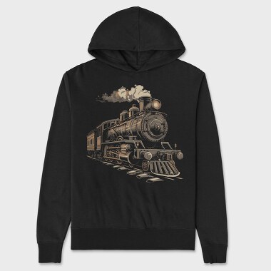 Locomotive Vintage, Hanorac Oversize Barbati (Unisex)