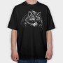 Eyepatch Raccoon, Tricou Oversize Barbati (Unisex)