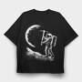 Astronaut Moon Picking, Tricou Oversize Barbati (Unisex)