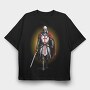 Christian Templar, Tricou Oversize Barbati (Unisex)