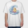 Rubber Duck Surf, Tricou Oversize Barbati (Unisex)