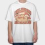 Mushrooms Eat You, Tricou Oversize Barbati (Unisex)