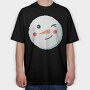 Christmas Snowman Faces 6, Tricou Oversize Barbati (Unisex)