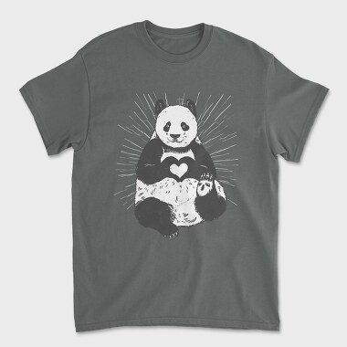 Panda Heart, Tricou Barbati (Unisex)