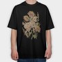 Baby Goat Sunflowers, Tricou Oversize Barbati (Unisex)