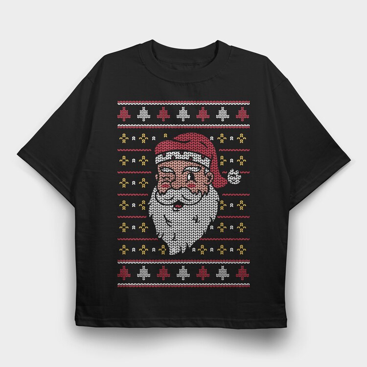 Christmas Sweater, Tricou Oversize Barbati (Unisex)