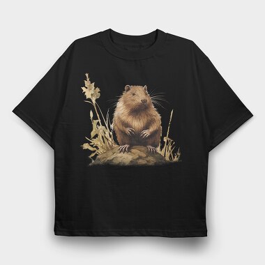 Muskrat, Tricou Oversize Barbati (Unisex)