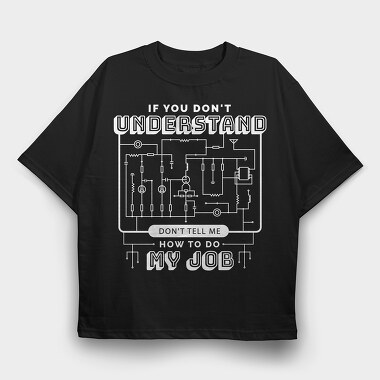 Circuit Job, Tricou Oversize Barbati (Unisex)