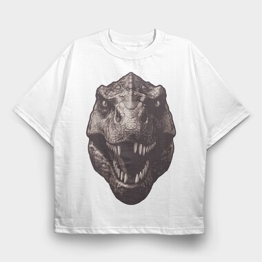 Trex Missing Tooth, Tricou Oversize Barbati (Unisex)