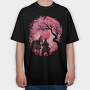 Samurai Horse Landscape, Tricou Oversize Barbati (Unisex)