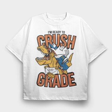 Trex Ready to Crush, Tricou Oversize Barbati (Unisex)