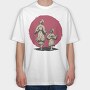Samurai Mother, Tricou Oversize Barbati (Unisex)