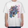 Samurai Sci Fi Warrior, Tricou Oversize Barbati (Unisex)