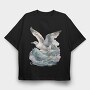 Flying Seagull 1, Tricou Oversize Barbati (Unisex)
