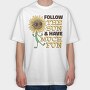 Follow the Sun and Have Much Fun, Tricou Oversize Barbati (Unisex)