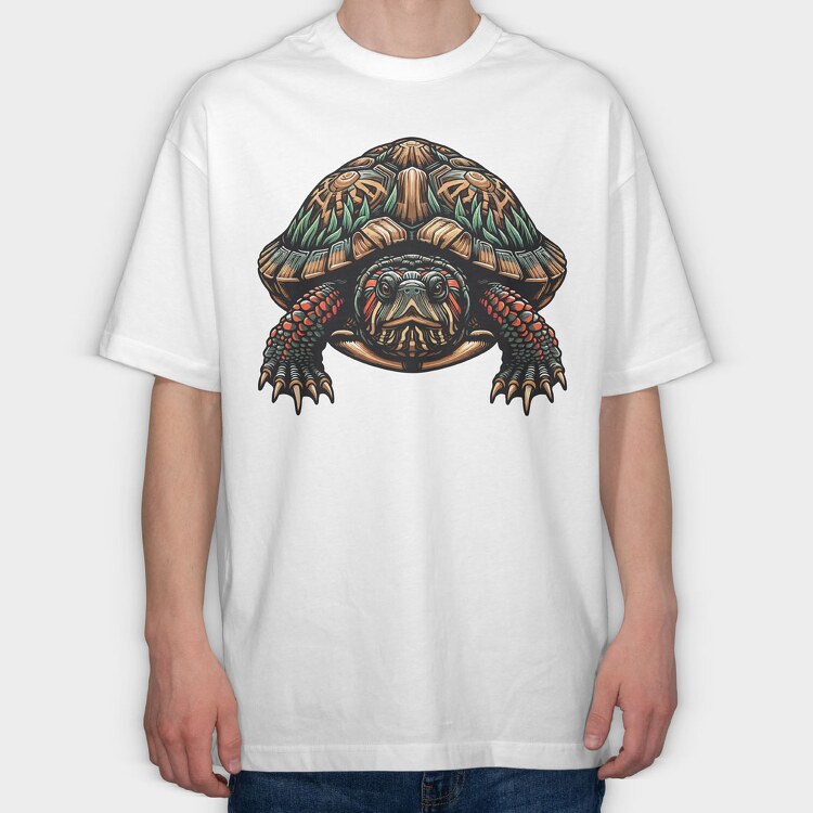 Turtle 2, Tricou Oversize Barbati (Unisex)