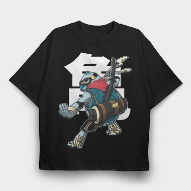 Turtle Sword, Tricou Oversize Barbati (Unisex)