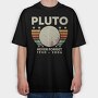 Never Forget Pluto, Tricou Oversize Barbati (Unisex)